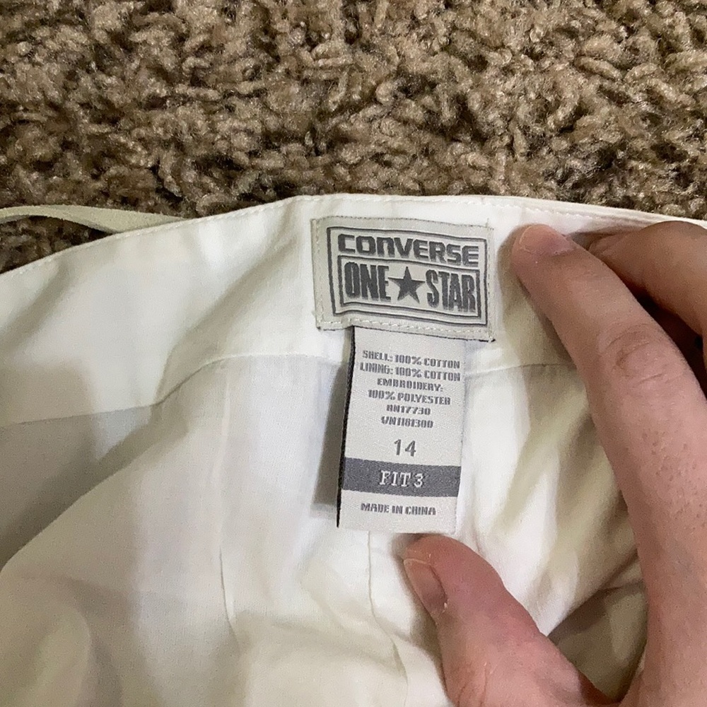 White cotton shorts - Picture 3 of 3